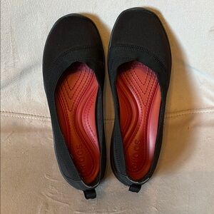 Women's Black Slip-On Shoes